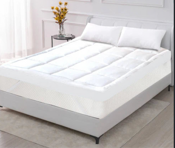 Square Quilted Ultra Soft Mattress Topper
