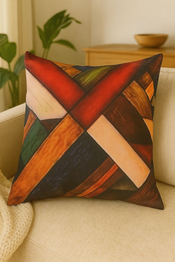 Artistic Cross Cushion Cover