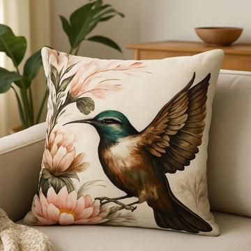 Graceful Bird Cushion Cover