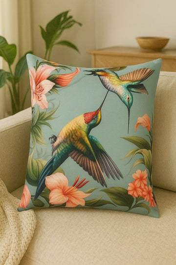 Hummingbird Paradise Cushion Cover