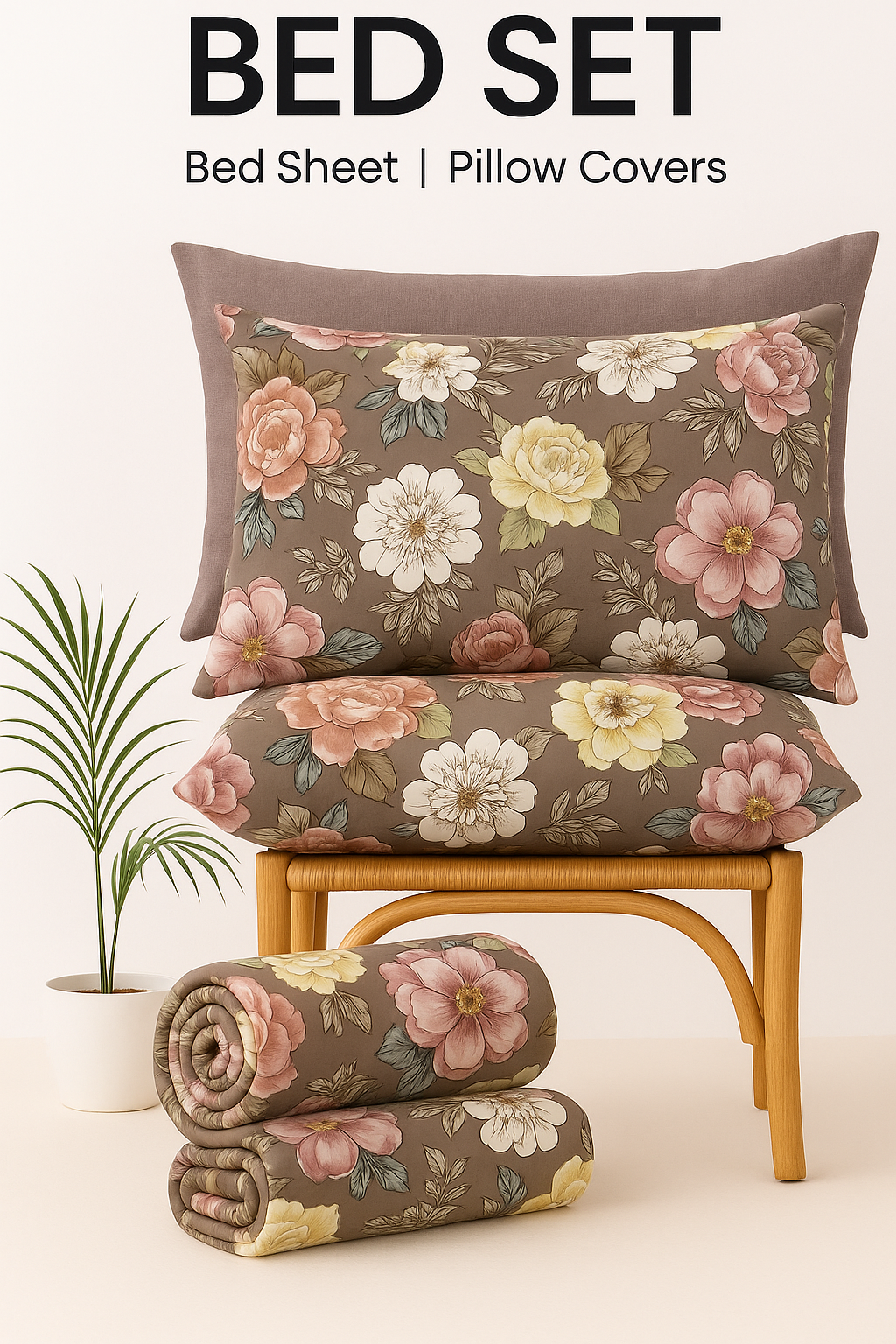 Luxury Garden Bloom Bed Sheet