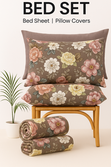 Luxury Garden Bloom Bed Sheet