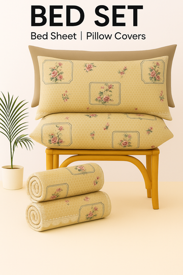 Export Quality Classic Floral Bed Set