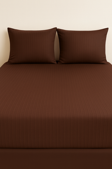 3Pc King Size Fitted Bedsheet Set