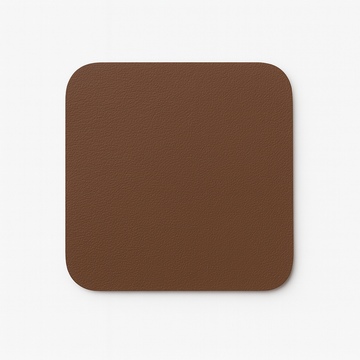 Modern Leather  Coaster Set with Non-Slip Surface – 6 Pieces