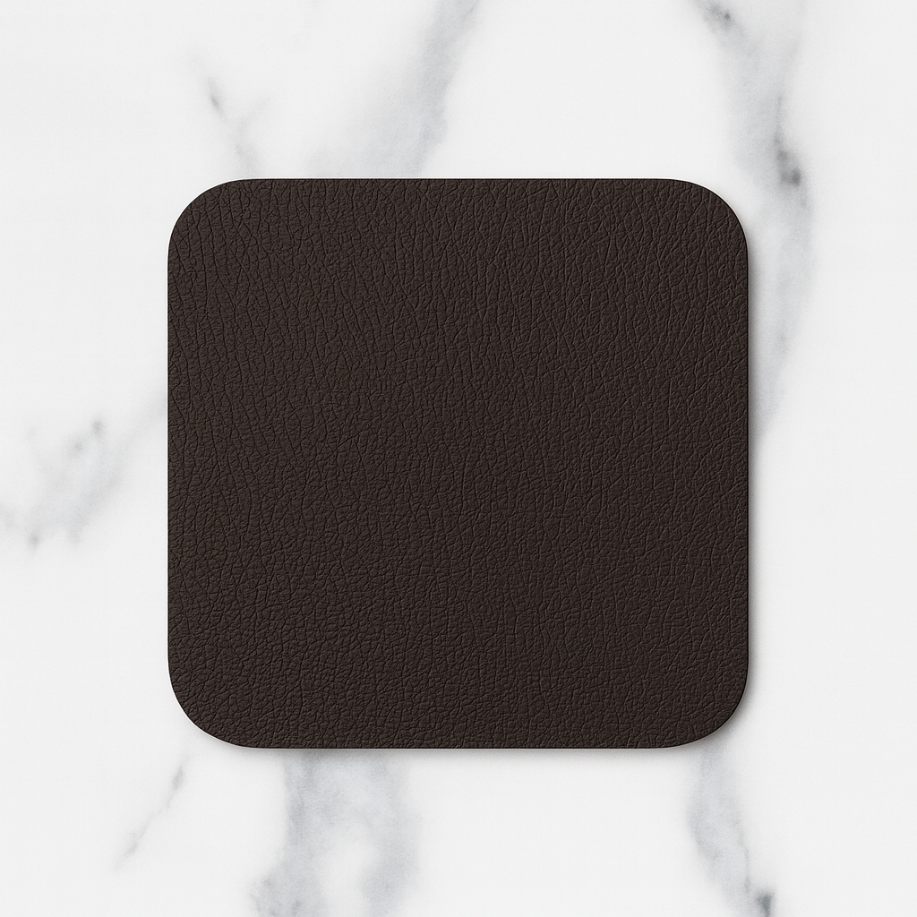 Luxury Leather Table Coasters (Set of 6) – Heat & Water Resistant