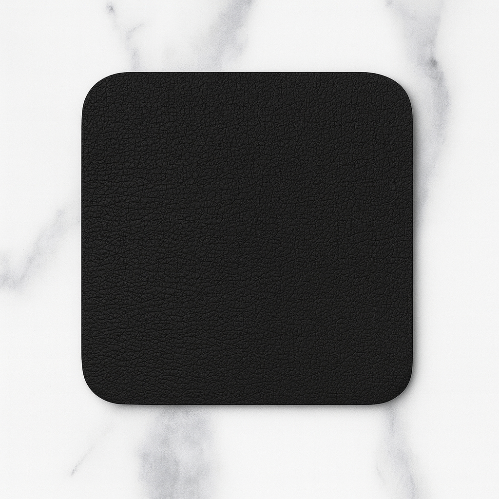 Luxury Leather Table Coasters (Set of 6) – Heat & Water Resistant