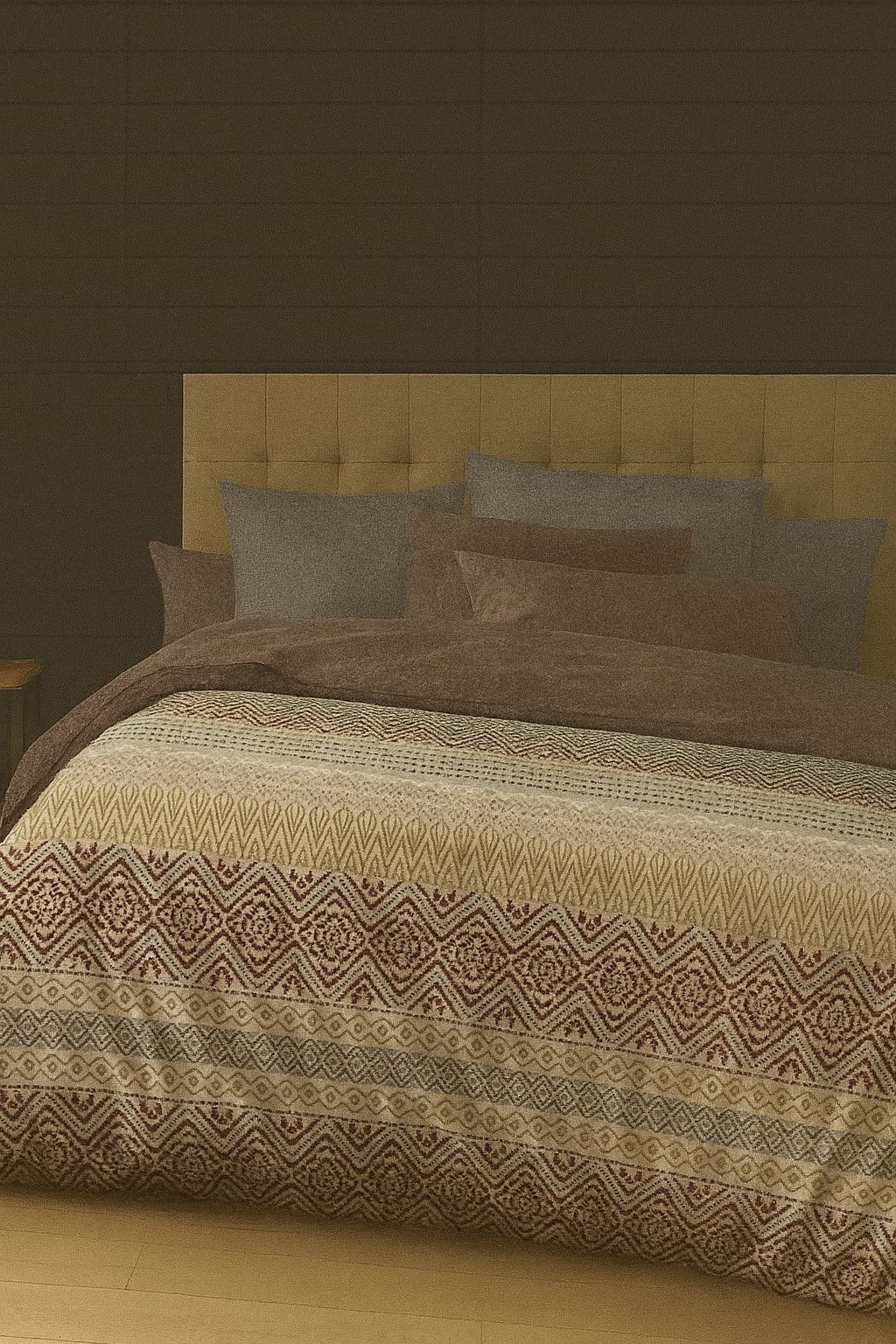 Export Quality Geometric Bed Set