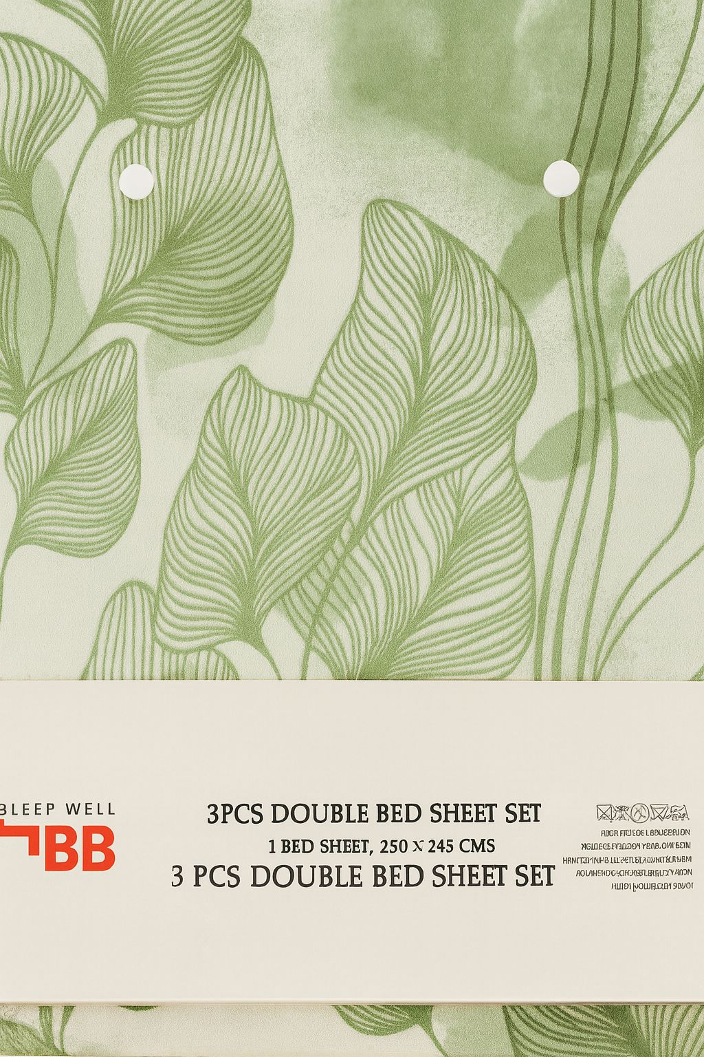 Export Quality Green Leafy Bed Set
