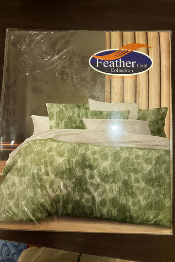 Export Quality Green Leafy Bed Set