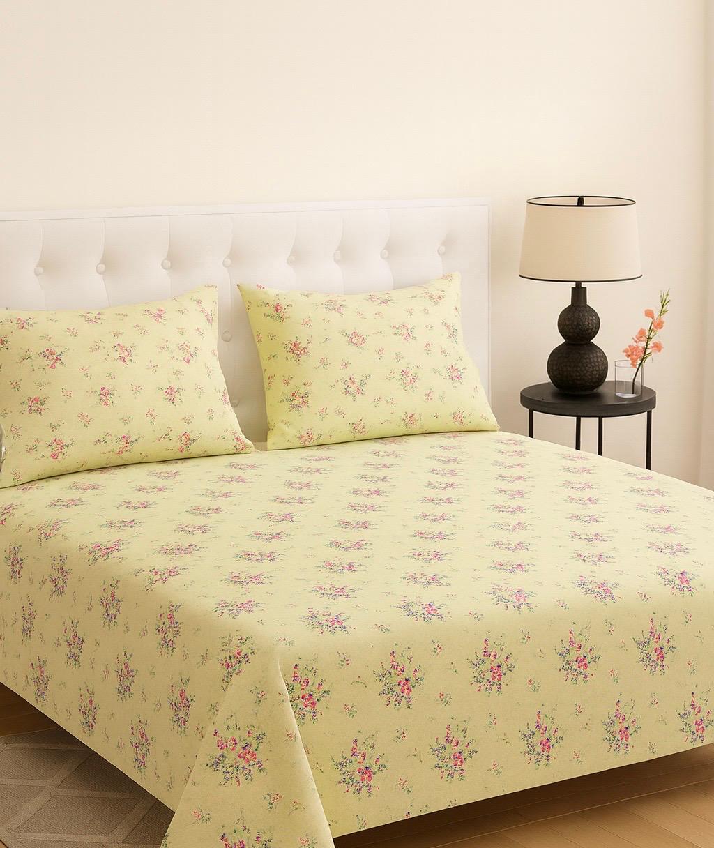 Soft Sunrise Cotton King Bedsheet Set