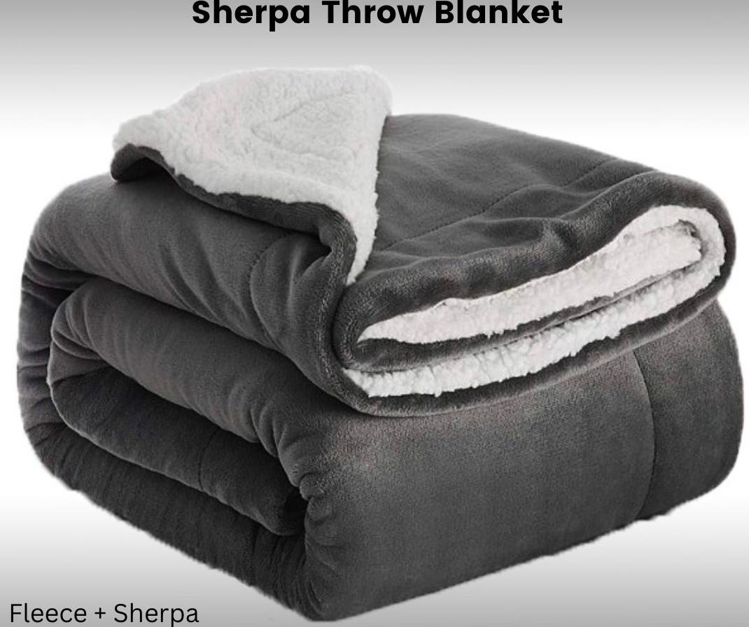 Sherpa Throw Blanket